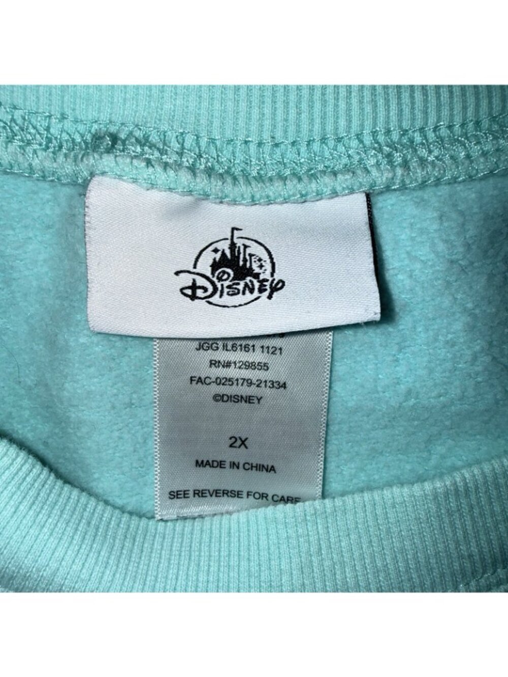 Disneyland Parks Mickey Mouse Blue Ombre Pullover Spirit Jersey Style Size 2X - Picture 5 of 5